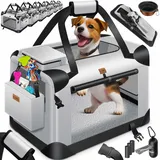 Lovpet LOVPET® Hundebox Hundetransportbox faltbar Inkl.Hundenapf Transporttasche Hundetasche Transportbox für Haustiere, Hunde und Katzen Haustiertransportbox