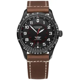 Victorinox Airboss Mechanical Leder 42 mm 241886