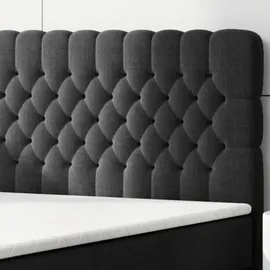 m-punkt Oxford 180 x 200 cm Schwarz
