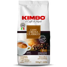 Kimbo - CaffeCrema Classico ganze Kaffeebohnen | Espresso | Mondo Barista