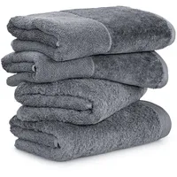 Möve Premium-Set Handtuchset 50 x 100 cm grau 4-tlg.