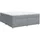 vidaXL Boxspringbett 180 x 200 cm Hellgrau
