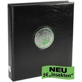 Schwäbische Albumfabrik Premium-Münzenalbum 5 Euro Insektenreich 2022- 2024