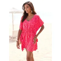 Buffalo Tunika aus Viskose, Blusenkleid, Strandmode rot 32/34