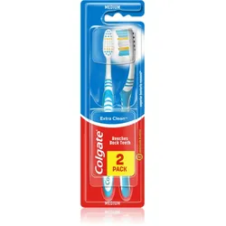 Colgate Extra Clean Medium Zahnbürste Medium 2 St.