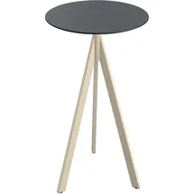 Essentials Infinity Klapptisch 70 x 70 x 110 cm schwarz/khaki