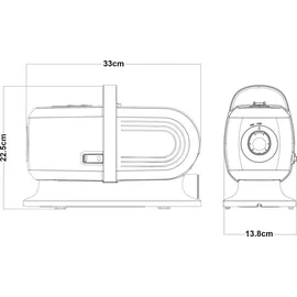 [in.tec] Haustierpflegeset 5 in 1 Amesbury Weiß / Orange