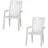 65 x 59 x 92 cm weiß 2er Set