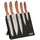 5five simply smart Simply Smart Magnet-Messerblock 6-tlg. Schwarz