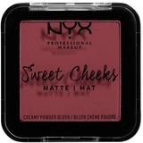 NYX Professional Makeup Sweet Cheeks Creamy Powder Blush Matte Bang Bang