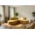WFL GROUP Ecksofa Nora L-Form 3-Sitzer Universell, Samt, Senfgelb 223/73/223 cm