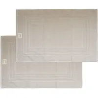 Dyckhoff Hotelmatte DYCKHOFF "Nature", grau (stein), H:3mm, Baumwolle, Badematten, Hotelmatte, 2 teilig