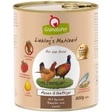 GranataPet Liebling's Mahlzeit Fasan+Geflügel Granatapet Hundefutter nass getreidefrei