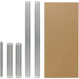 shelfplaza PRO 80x40 cm Fachboden-Set in verzinkt für PRO Schwerlastregale