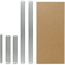 shelfplaza PRO 80x40 cm Fachboden-Set in verzinkt für PRO Schwerlastregale