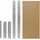 shelfplaza PRO 80x40 cm Fachboden-Set in verzinkt für PRO Schwerlastregale