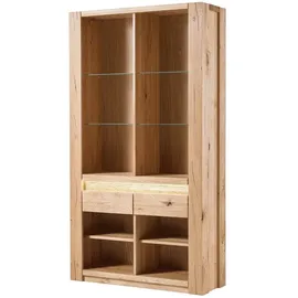MASSIVMOEBEL24.DE Bücherregal 113 x 40 x 205 cm Beige