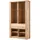 MASSIVMOEBEL24.DE Bücherregal 113 x 40 x 205 cm Beige