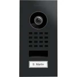 DoorBird D1101V Unterputz IP Video Türsprechanlage Graphitschwarz