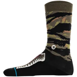 Stance Warbird Sneakersocken 1er Pack Schwarz/Grün 43-47