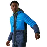 Regatta Hooded Leedre Hybrid Jacke - Olympian Blue / Navy - M