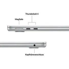 Apple MacBook Air M4 2025 13'' 16 GB RAM 256 GB SSD 8-Core GPU Silber