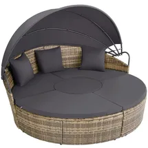 Tectake Sonneninsel Rattan natur