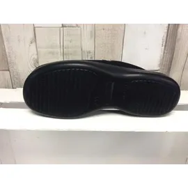 FLY FLOT Hausschuh Textil Gemütlich Puschen Uni schwarz flach Hausschuh - 39 EU