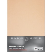 dormabell Premium Jersey-Spannbetttuch lachs - 120x200 bis 130x220 cm (bis 24 cm Matratzenhöhe)