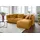 OTTO home Ecksofa OTTO HOME "Nöre L-Form", gold (goldfarben), B:262cm H:74cm T:172cm, Samtoptik (100% Polyester);Struktur (100% Polypropylene);Webstoff (100% Polyester);Struktur fein (100% Polyester);Luxus-Microfaser Lederoptik (100% Polyester);Baumwoll-/Leinenmix