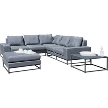 SonnenPartner Unique Loungeset grau/mehrfarbig