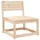 vidaXL 4-tlg. Garten-Lounge-Set Massivholz Kiefer
