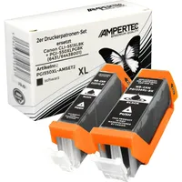 Ampertec 2 Kompatible Tinten ersetzt Canon PGI-550XL+CLI-551XL Doppelpack schwarz