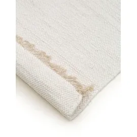 benuta Kunstloft Teppich, Weiß, Textil, Beton Optik, Rechteckig, 200x1 cm, Gots, für Fußbodenheizung geeignet, Teppiche & Böden, Teppiche, Naturteppiche