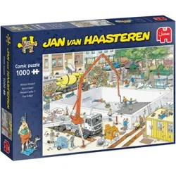 JUMBO SPIELE 20037 Puzzle 1000 Teile Jan van Haasteren - Fast Fertig?