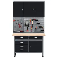 KÜPPER Hängeschrank Holz 120 cm schwarz