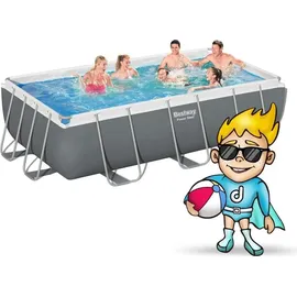 BESTWAY Frame-Pool 404 x 201 x 100 cm inkl. Filterpumpe