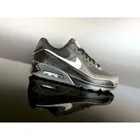 NIKE AIR MAX 90 PREMIUM-Black Reflective-Sneaker schwarz/metallic silber Gr.40,5