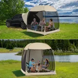 Alvantor Pop-Up-Sichtschutzhaus, 4-in-1-Outdoor-Campingzelt, 2,1 m x 2,1 m, mit Moskitonetz, SUV-Zelt mit Tragetasche, sofortiger UV-beständiger Sonnenschutz für Garten, Terrasse, Hinterhof