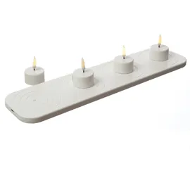 uYuni LED Mini Teelichter 4 St. weiß