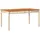 vidaXL Gartentisch 140 x 80 x 75 cm Beige