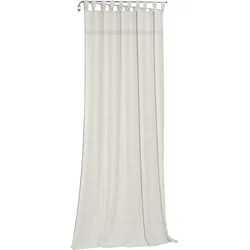 Vorhang WIRTH "Wiessee", weiß, B:150cm H:315cm, Baumwolle, Leinen, Modal, Gardinen, nach Maß