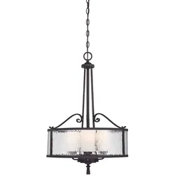 Adonis 3-flammige Pendelleuchte - Dunkle Kirsche - QZ-ADONIS-P