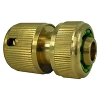 Boni-Shop® Messing Stecksystem 3/4" Zoll Schnellkupplung Ohne Wasserstop