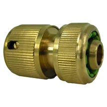 Boni-Shop® Messing Stecksystem 3/4" Zoll Schnellkupplung Ohne Wasserstop