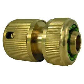 Boni-Shop® Messing Stecksystem 3/4" Zoll Schnellkupplung Ohne Wasserstop