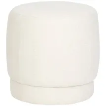 Atmosphera Créateur d'intérieur Pouf Bouclé 39 x 40 cm Weiß