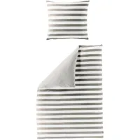 BIERBAUM Bettwäsche »Modern Stripes«, Mako-Satin, 100 % Baumwolle, gestreift,