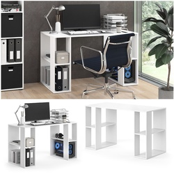 Vicco Schreibtisch ARIAN Arbeitstisch Bürotisch Regal PC Tisch Schublade Ablage