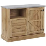 Beliani Sideboard, Toronto Hellbraun